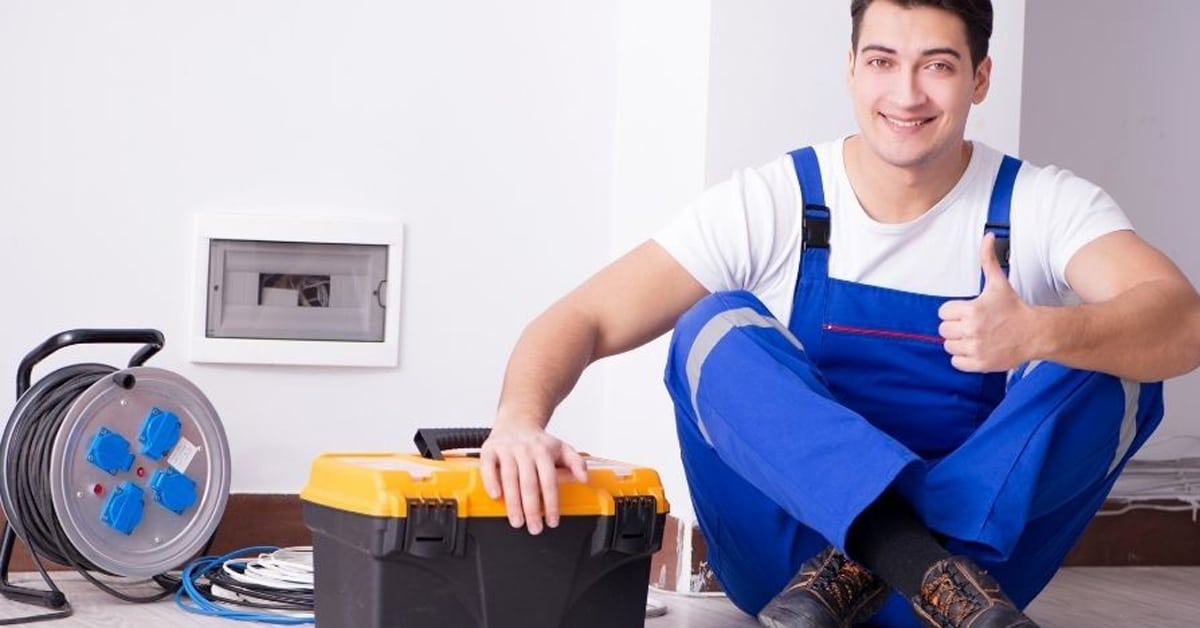 a person in a blue shirt