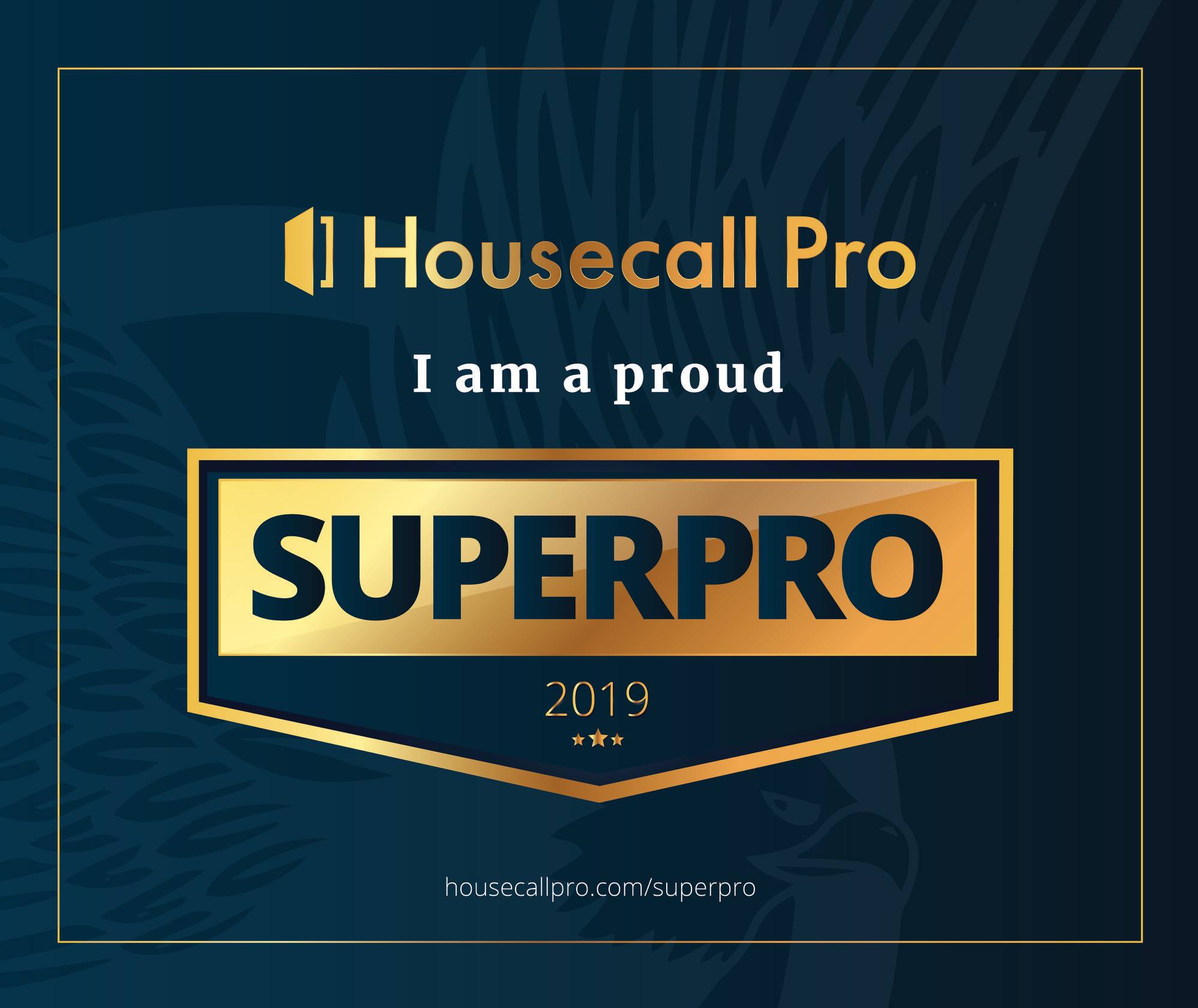 The Housecall Pro Superpro Program Award 2019